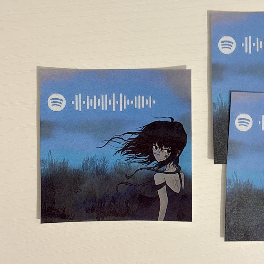 ✦ emikyo's spotify code sticker